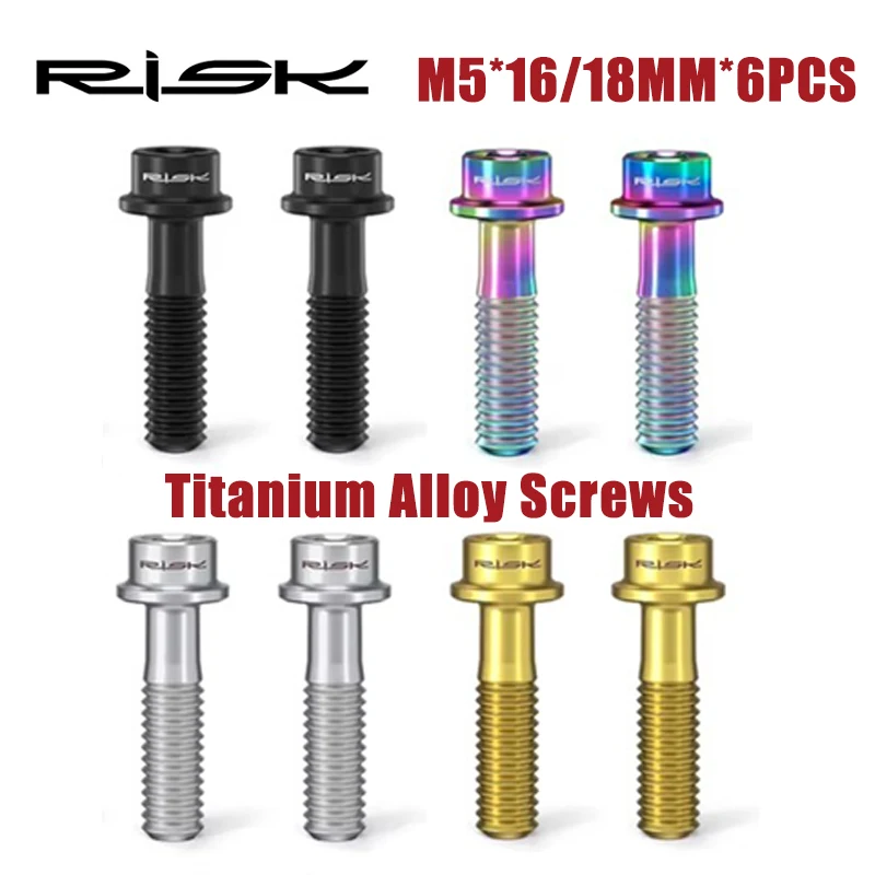 Xc Mtb Gear - RISK-Vis en titane pour guidon de
