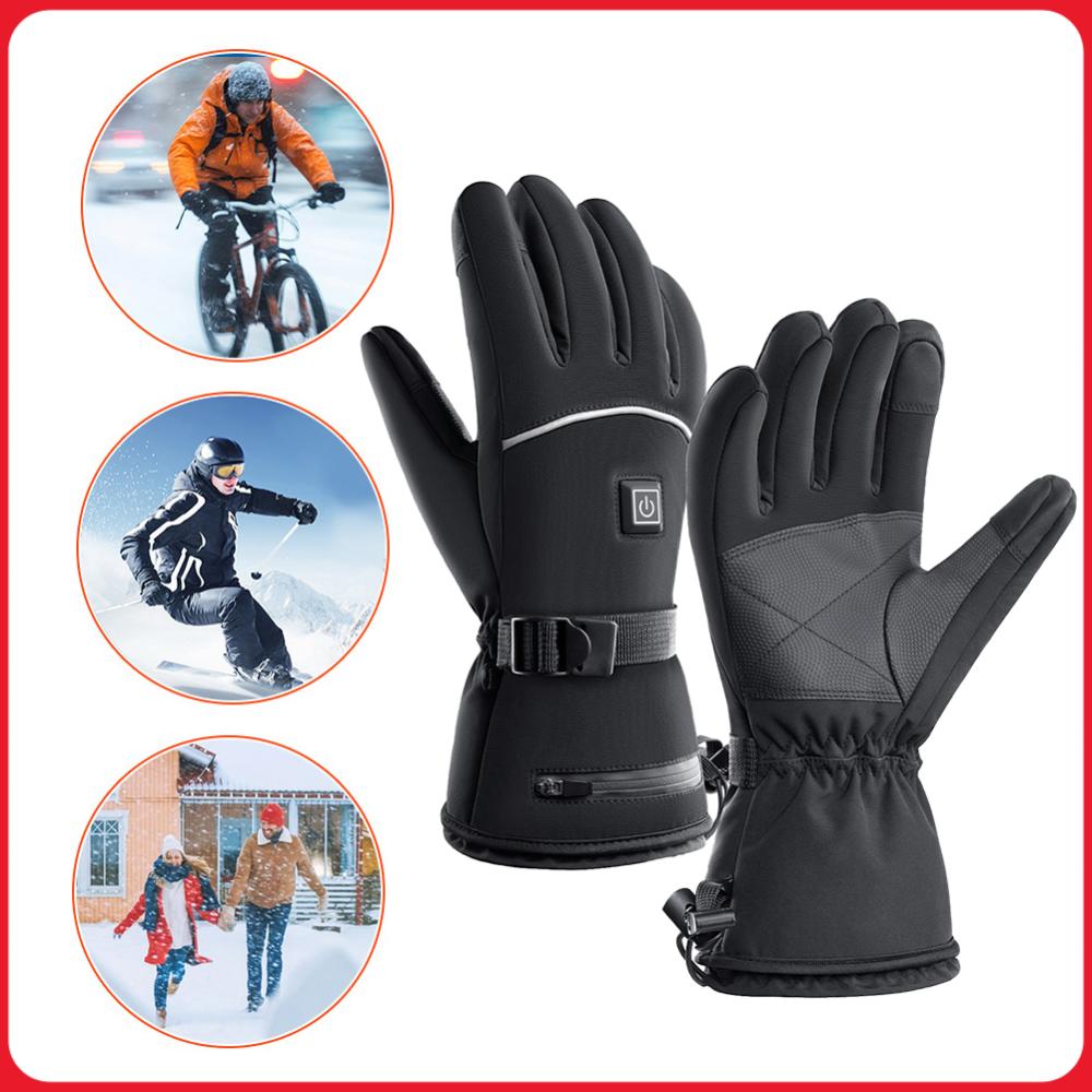 Cycling Gear Temperature - Gants chauffants à écran tactile, résistants
