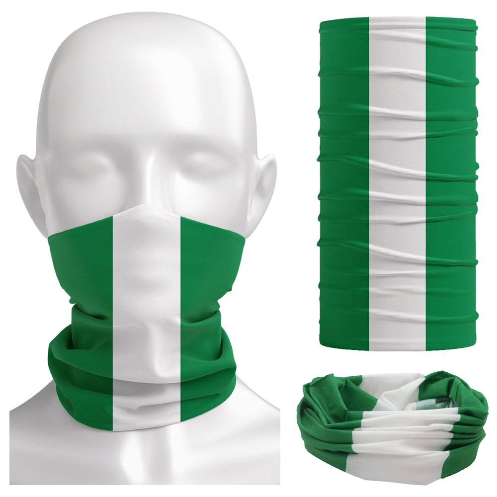 Cycling Gear Usa - Bandana drapeau du Nigeria pour femmes,