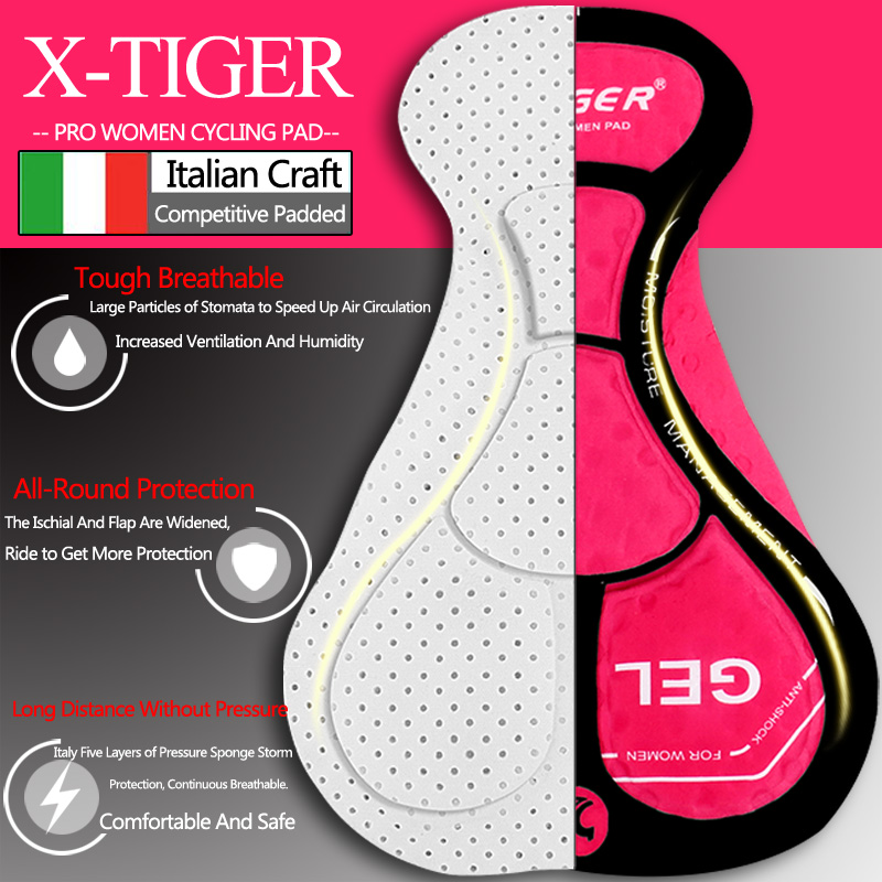 X-TIGER Femmes Cyclisme Shorts - Cycling Gear Kids avis et prix